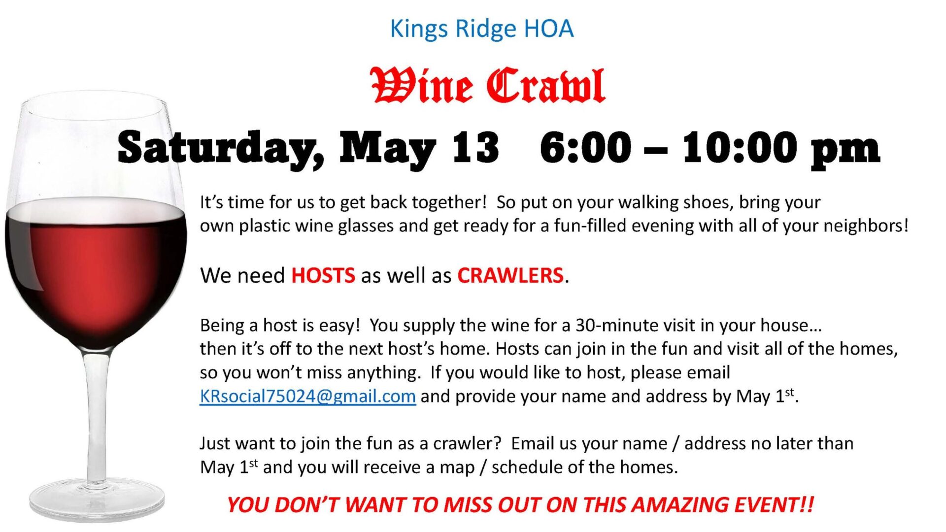 Wine Crawl